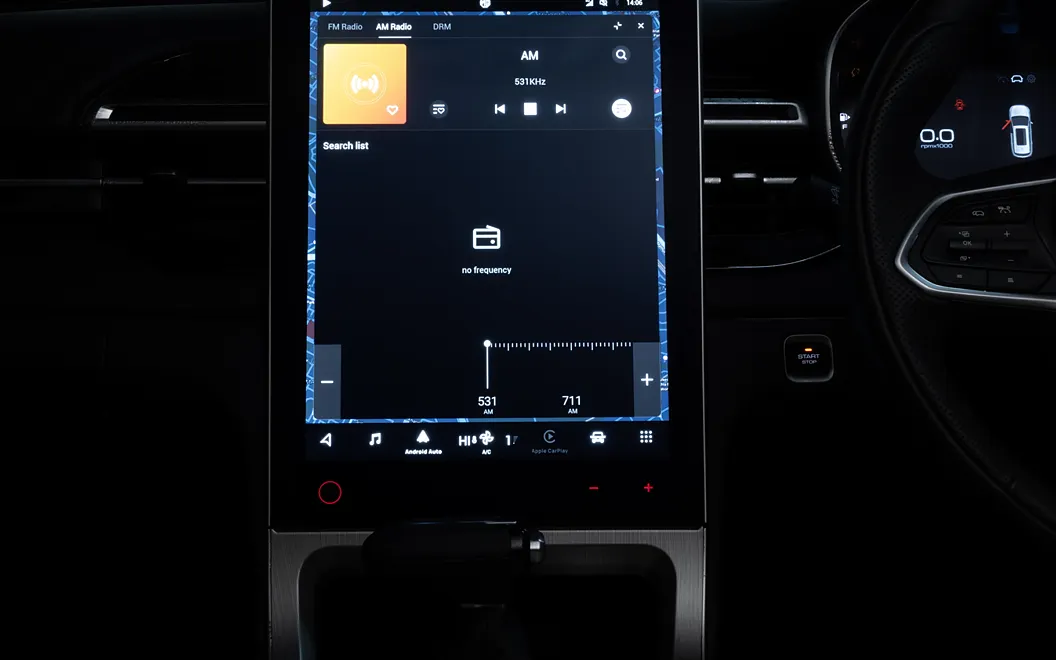 Hector Plus Infotainment Display