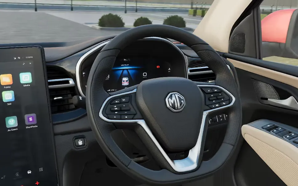 MG Hector Plus Steering