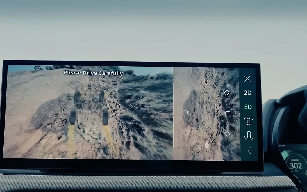 Tata Harrier EV 360 View Camera Control