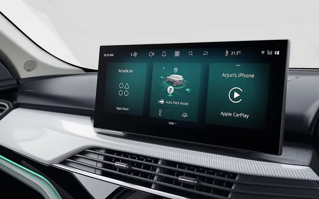 Tata Harrier EV Infotainment Display