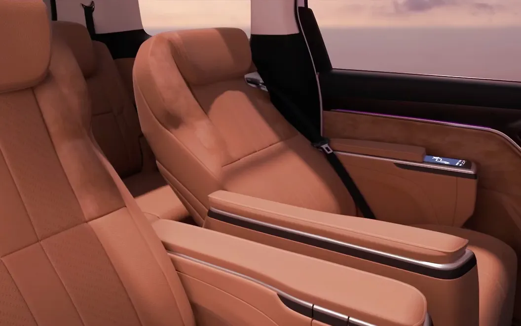 MG M9 Arm Rest in Last Row Seats