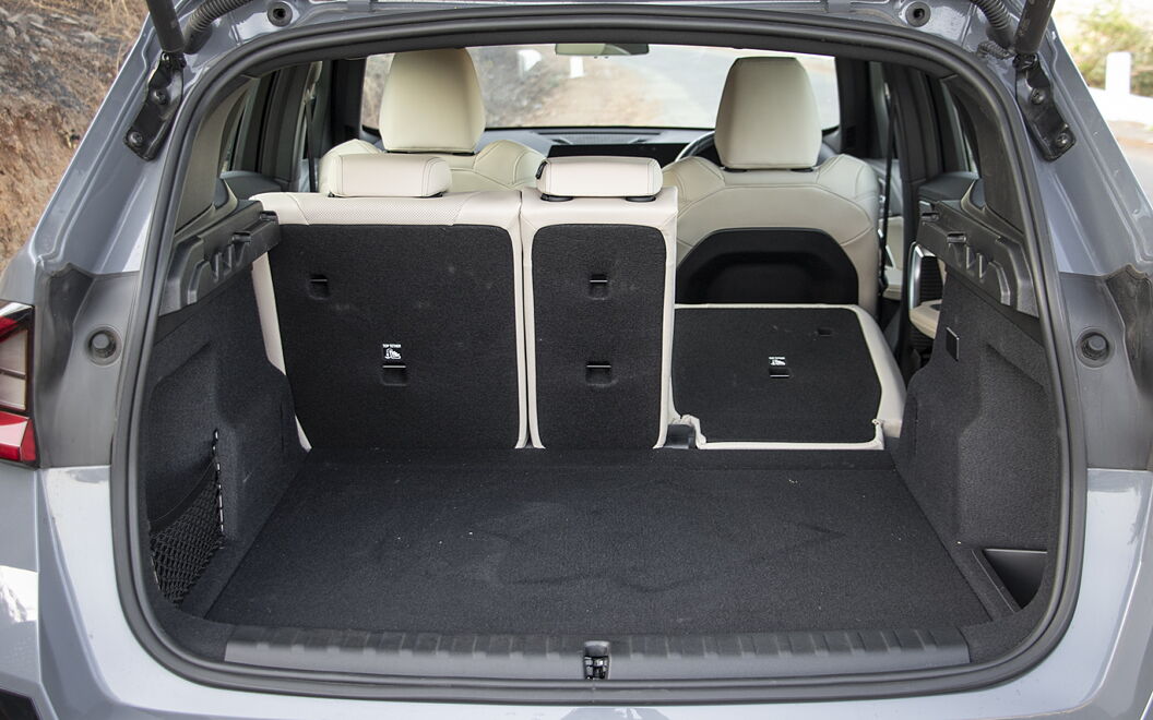 BMW iX1 Bootspace with Split Seat Folded