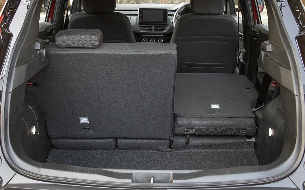 Renault Kiger Bootspace with Split Seat Folded
