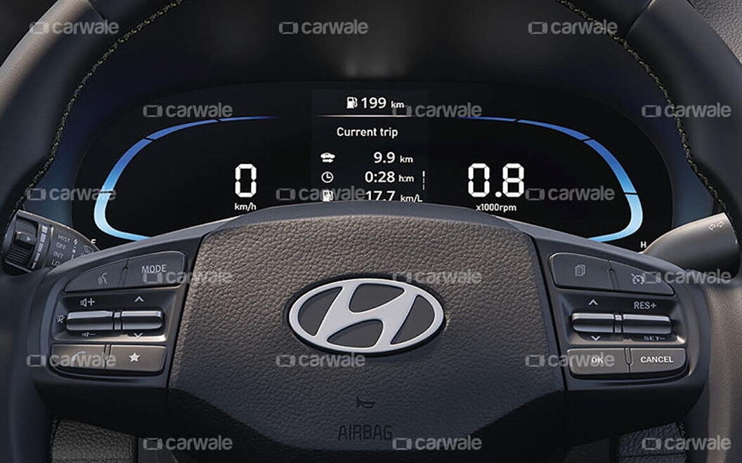 Hyundai Exter Steering Mounted Controls