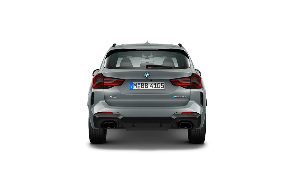 BMW X3 M40i Rear View