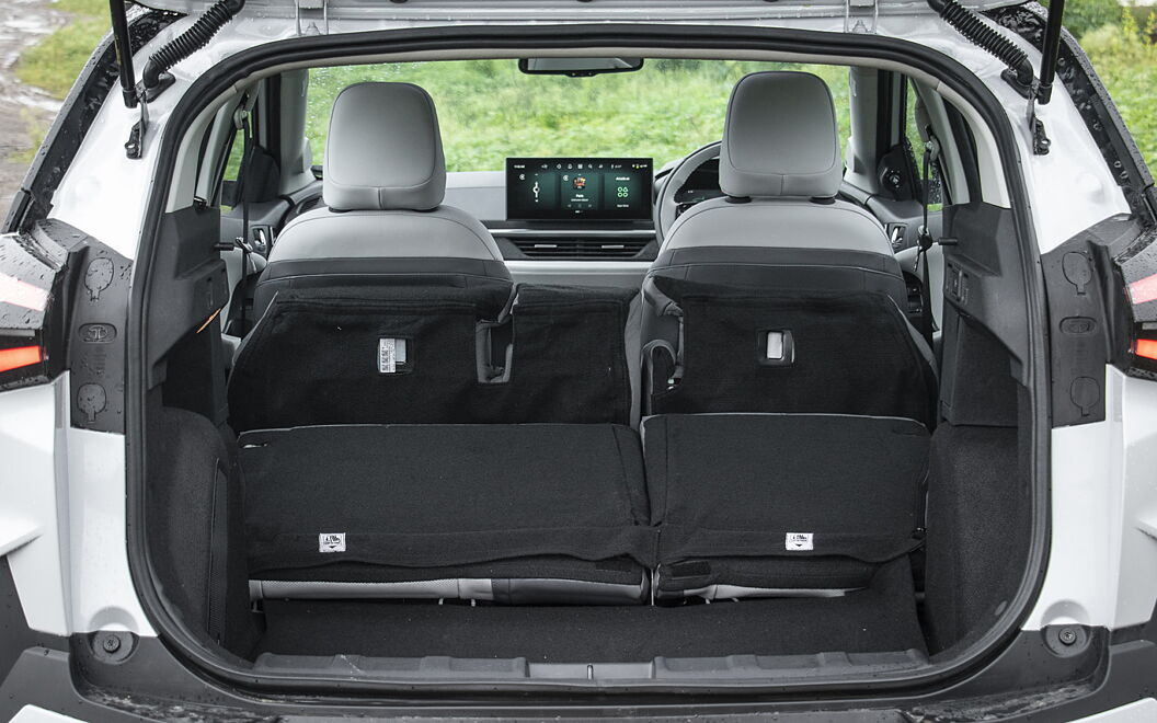 Tata Nexon EV Bootspace with Folded Seats