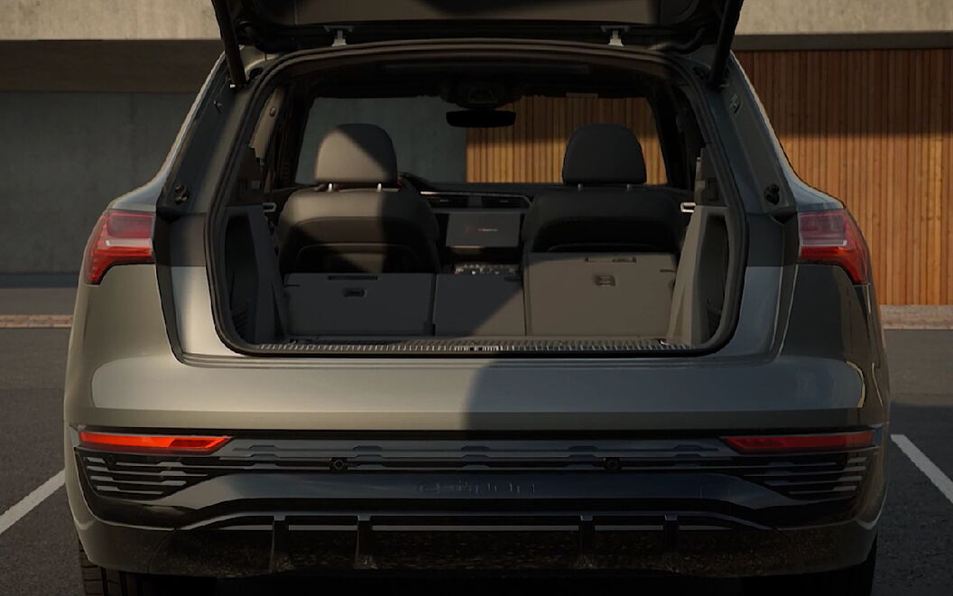 Audi Q8 e-tron Bootspace with Folded Seats