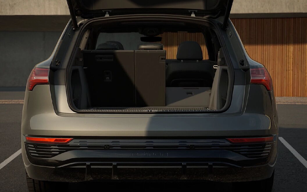 Audi Q8 e-tron Bootspace with Split Seat Folded