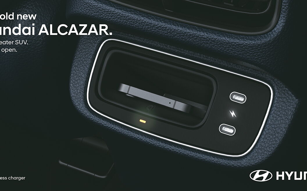 Hyundai Alcazar facelift USB / Charging Port