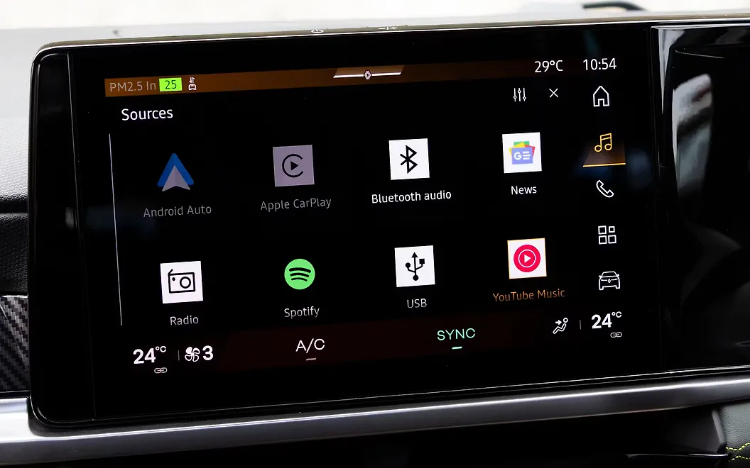 Renault Duster Infotainment Display