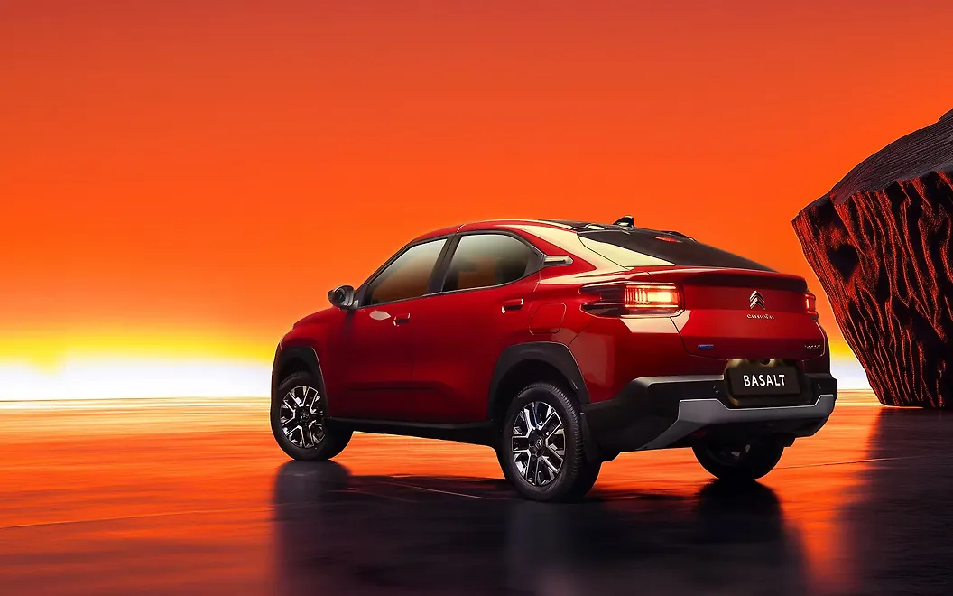 Citroen Basalt Rear Left View Citroen Basalt Images