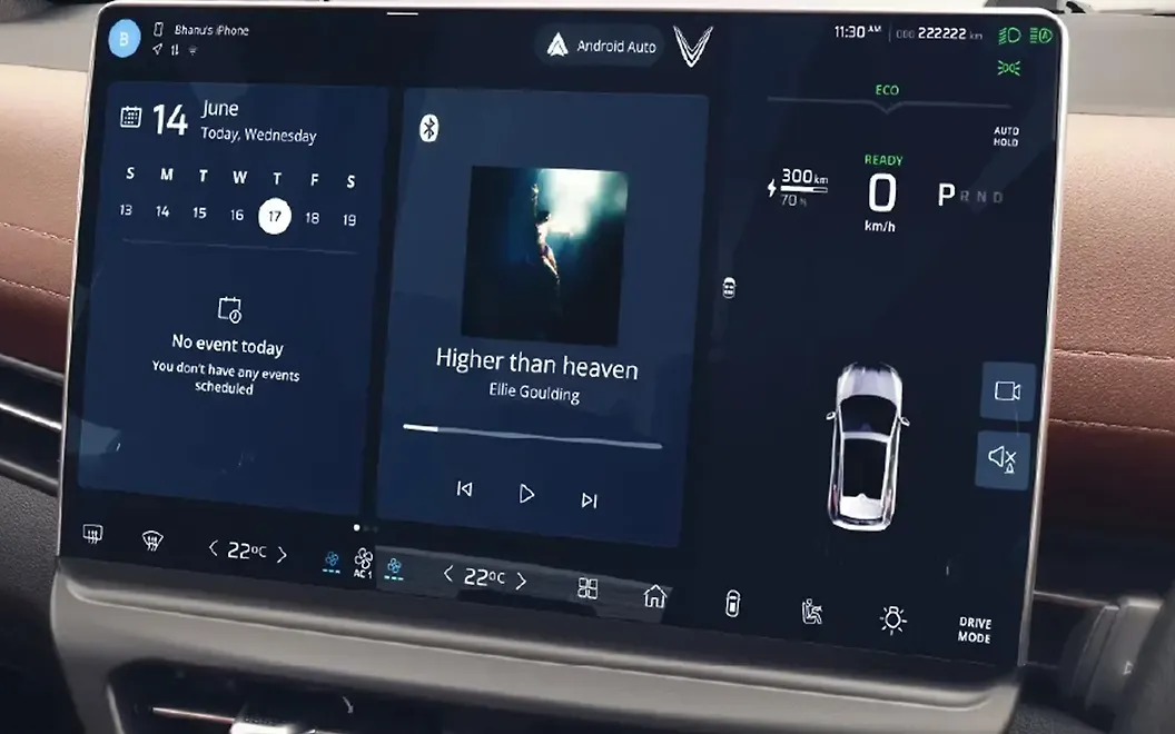 VF 6 Infotainment Display
