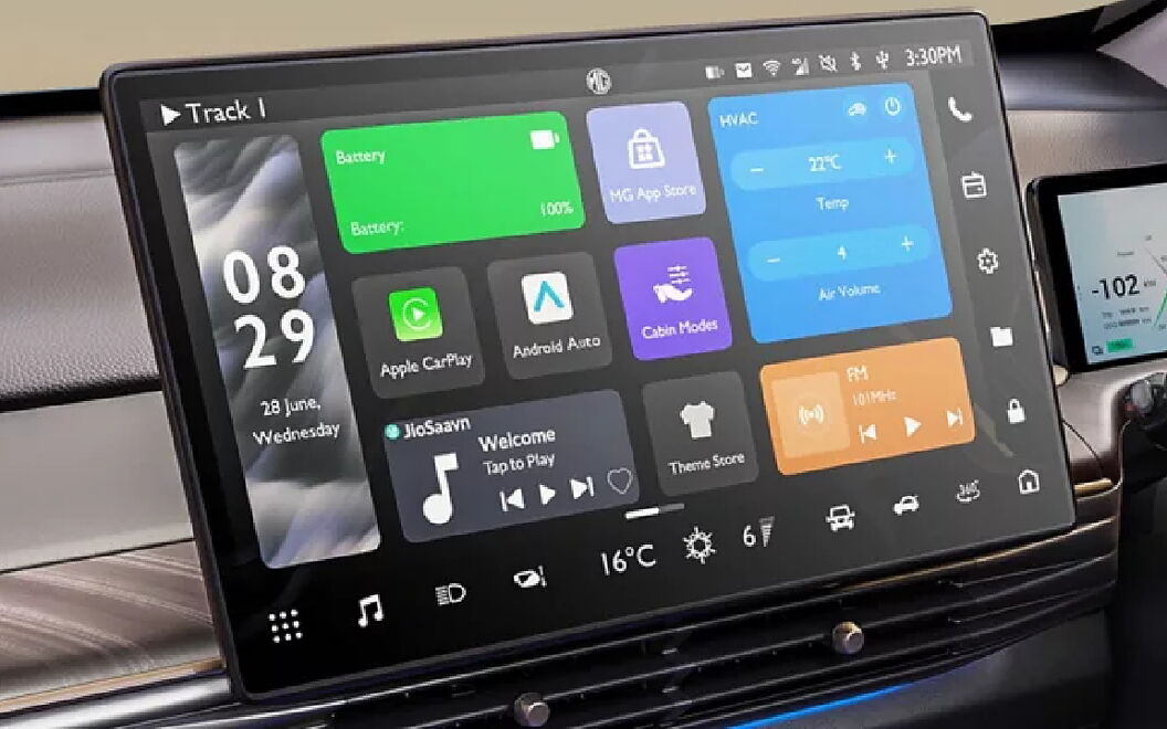 MG Windsor EV Infotainment Display