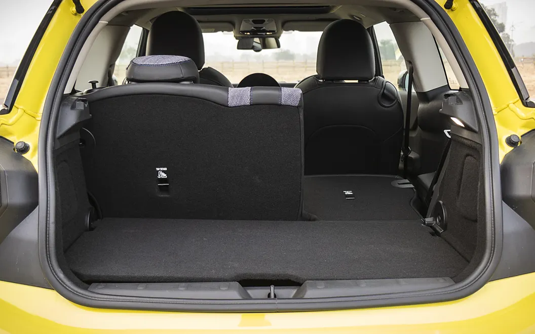 MINI Cooper Bootspace with Split Seat Folded