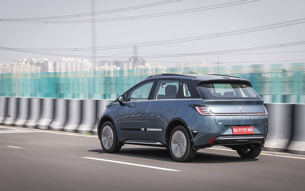 MG Windsor EV Rear Left View