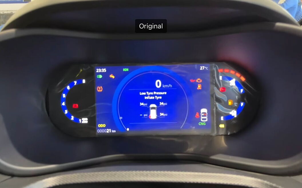 Tata Nexon Dashbaord Display