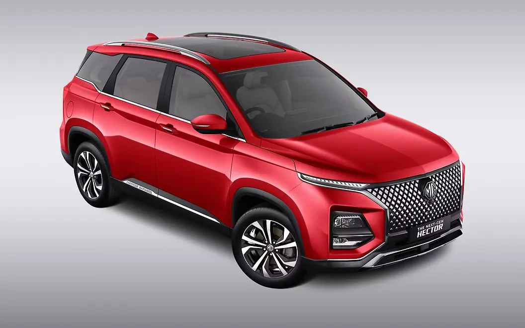 MG Hector Plus Front Right View
