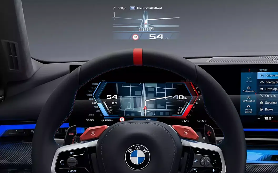 BMW M5 Head Up Display