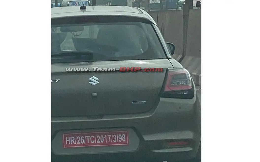 Maruti Suzuki Swift Rear View