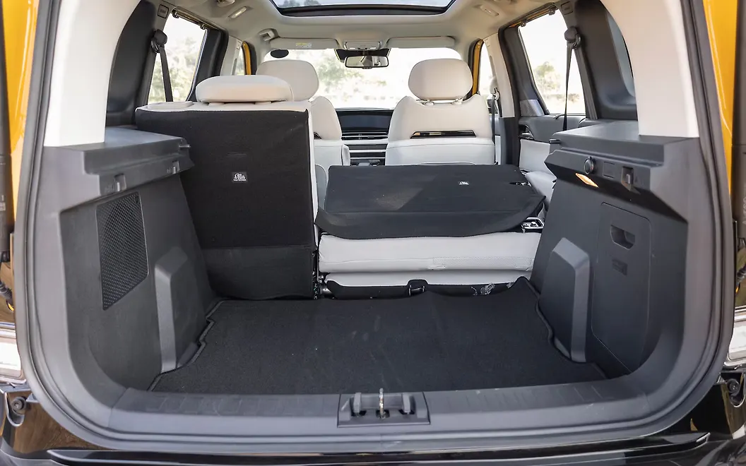 Tata Sierra Bootspace with Split Seat Folded
