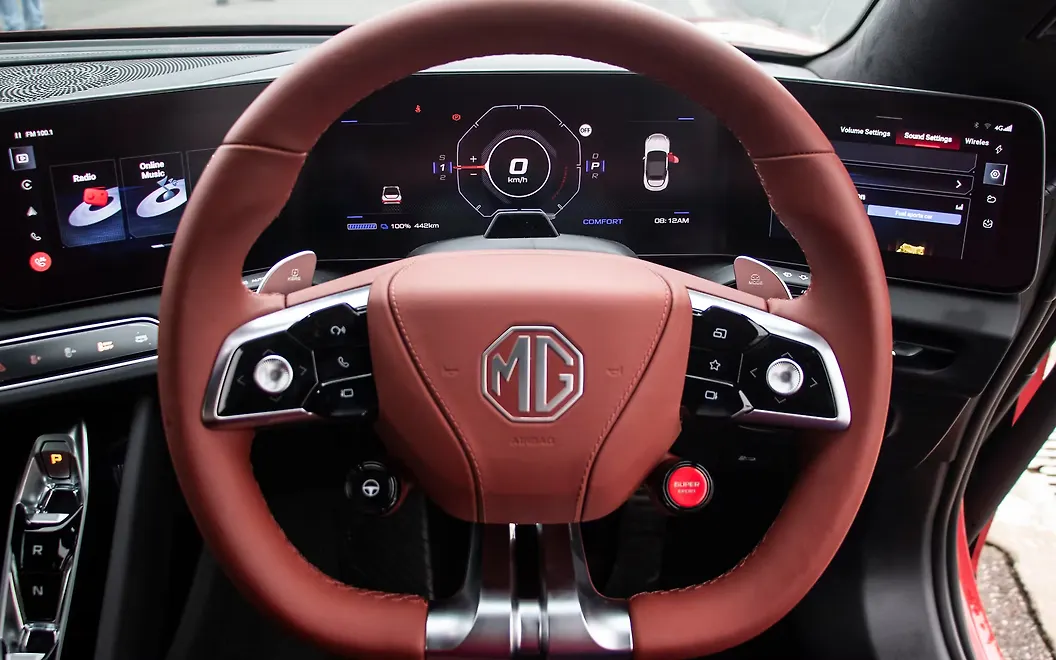 MG Cyberster Steering