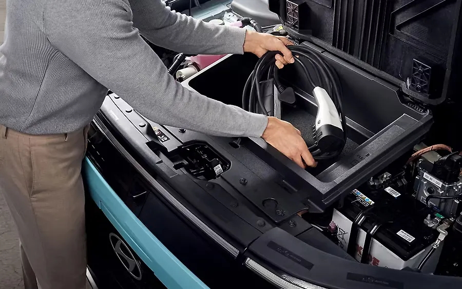 Hyundai Creta Electric Charging Plug
