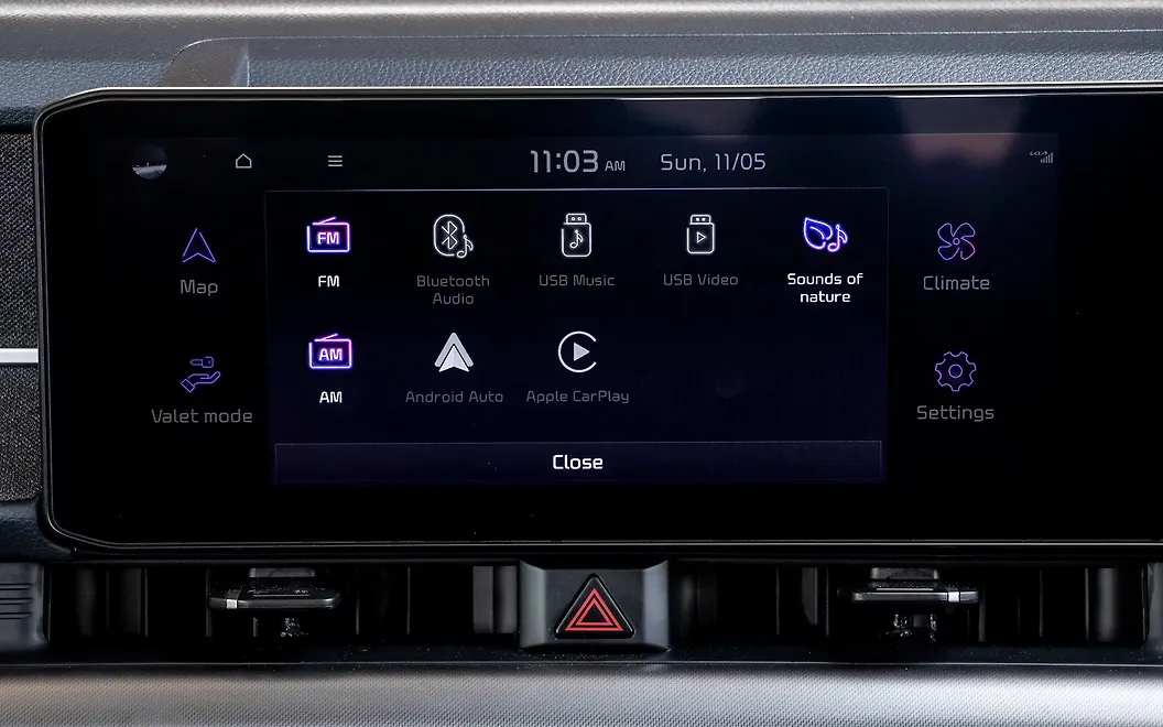 Kia Carens Clavis Infotainment Display