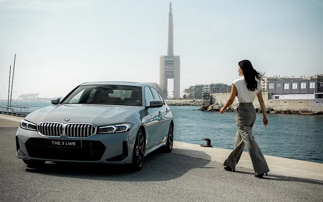 BMW 3 Series LWB Front Left View
