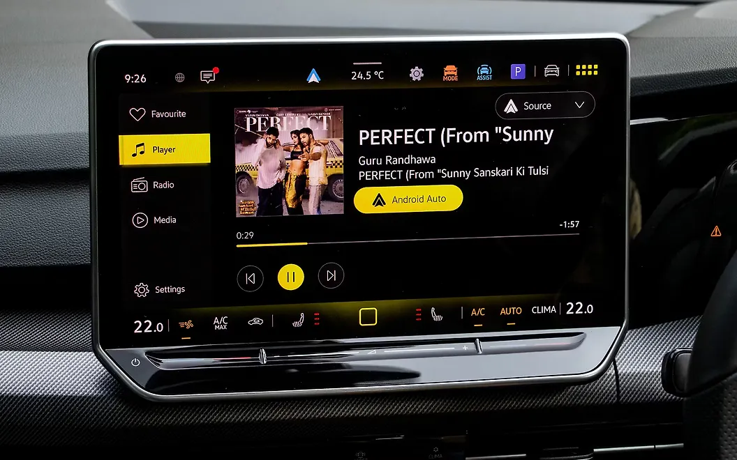 Volkswagen Golf GTI Infotainment Display