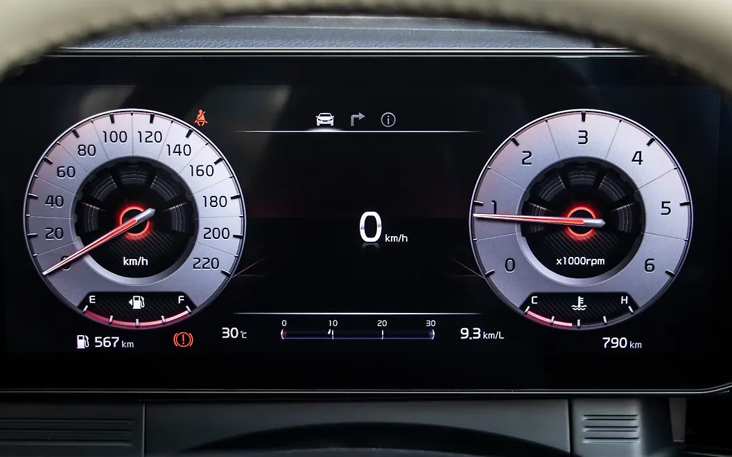 Kia Carens Clavis Dashbaord Display