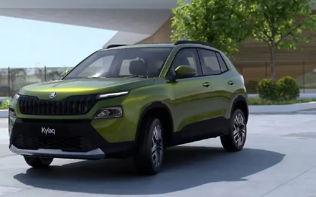 Skoda Kylaq Front Left View