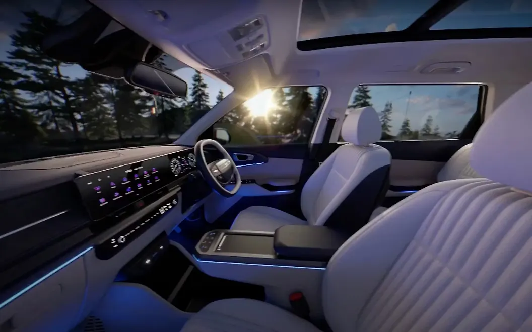 Kia Carens Clavis EV Interior Images: Carens Clavis EV Interior Photo  Gallery