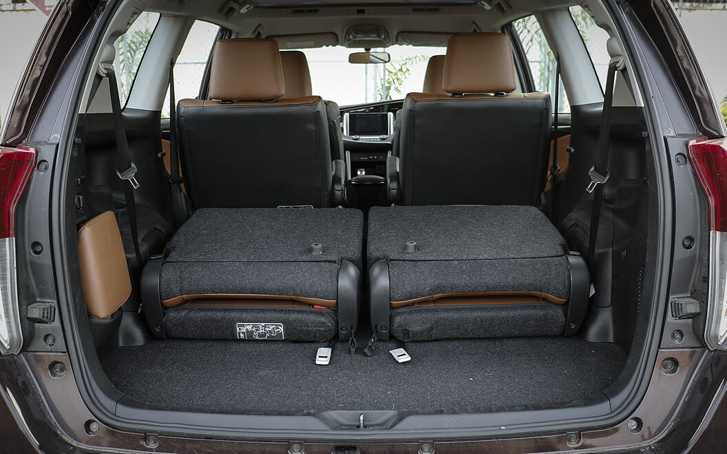 Toyota Innova Crysta [2016-2020] Bootspace with Folded Seats