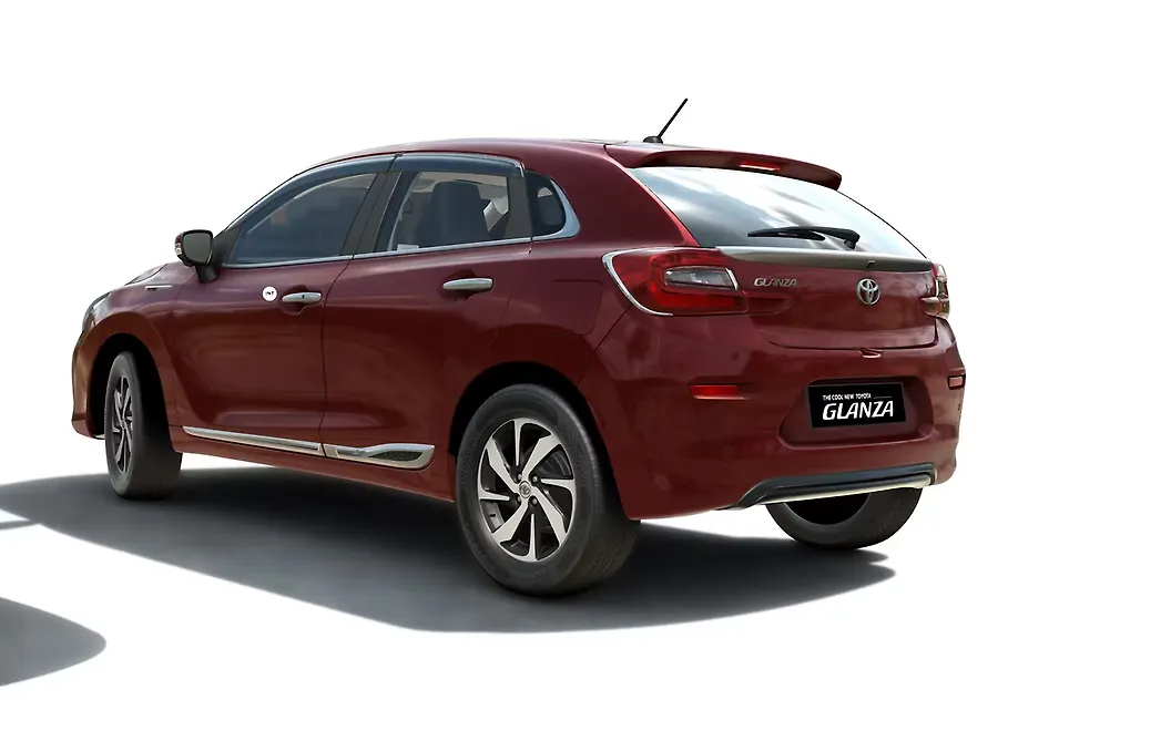 Toyota Glanza Rear Left View