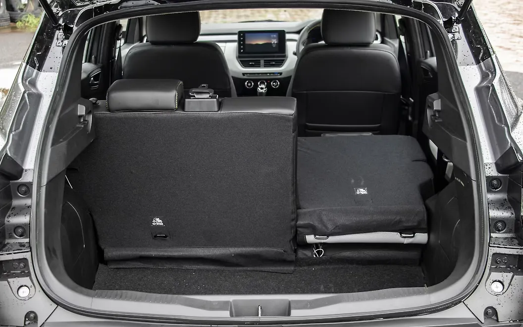 Renault Kiger Bootspace with Split Seat Folded