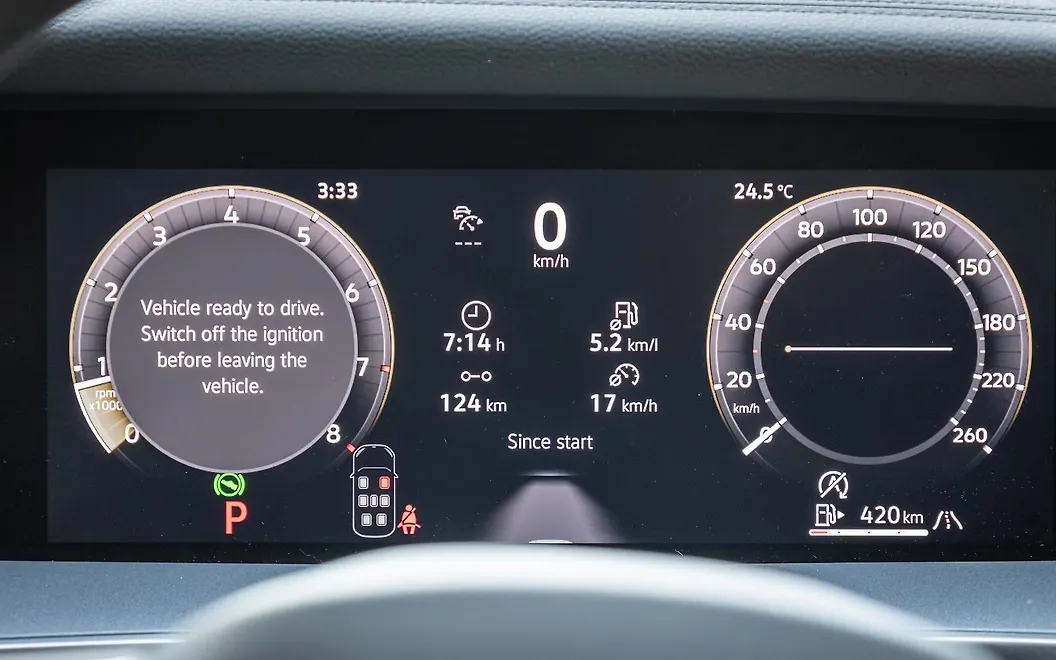 Volkswagen Tayron R-Line Dashbaord Display