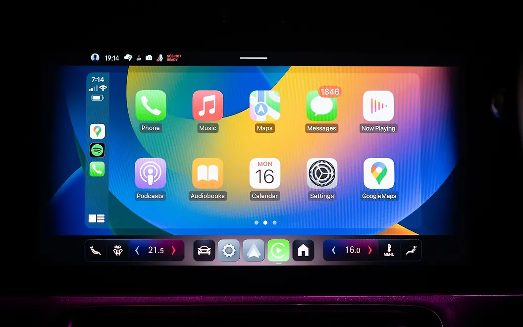 Mercedes-Benz CLA EV Infotainment Display