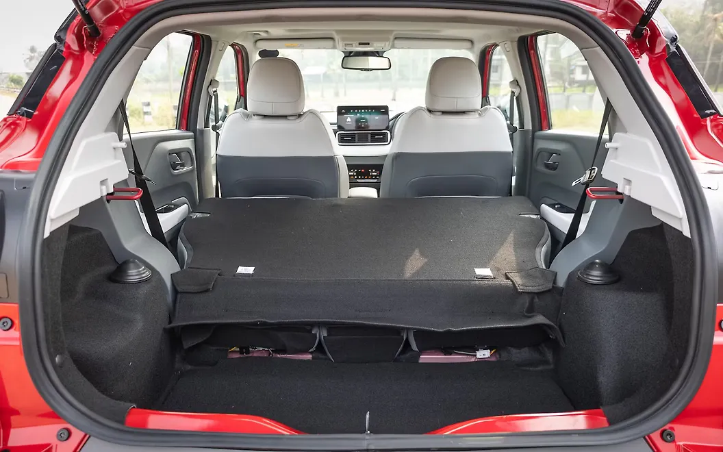 Tata Punch EV Bootspace with Folded Seats