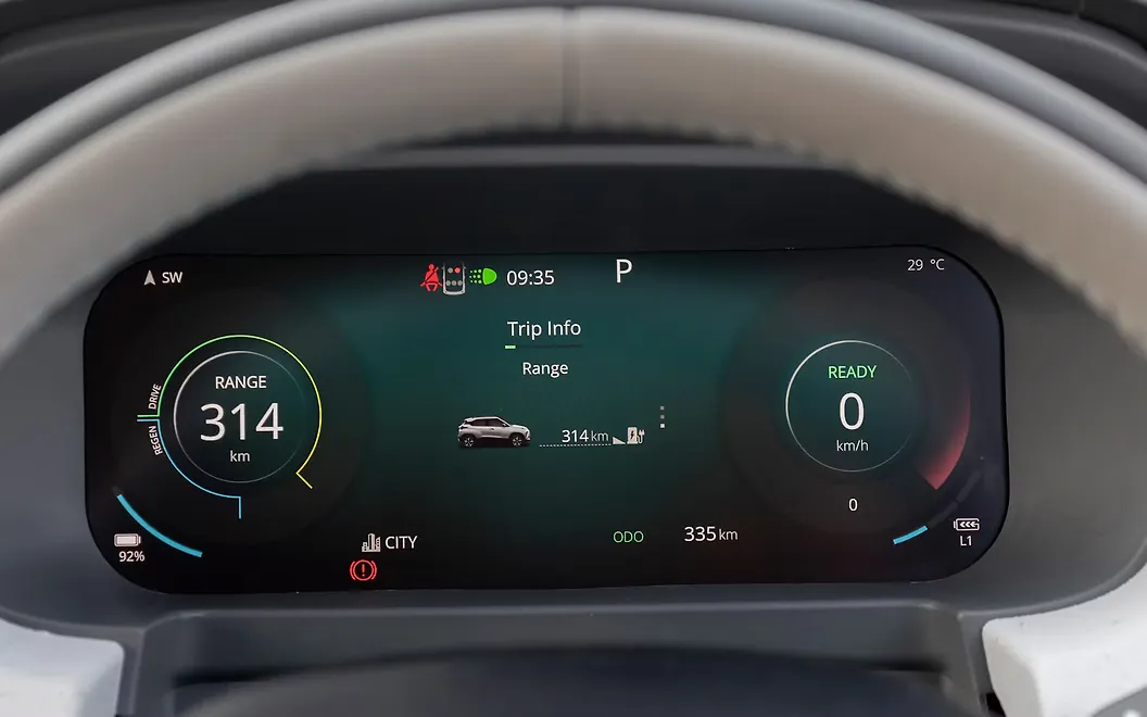 Punch EV Dashbaord Display