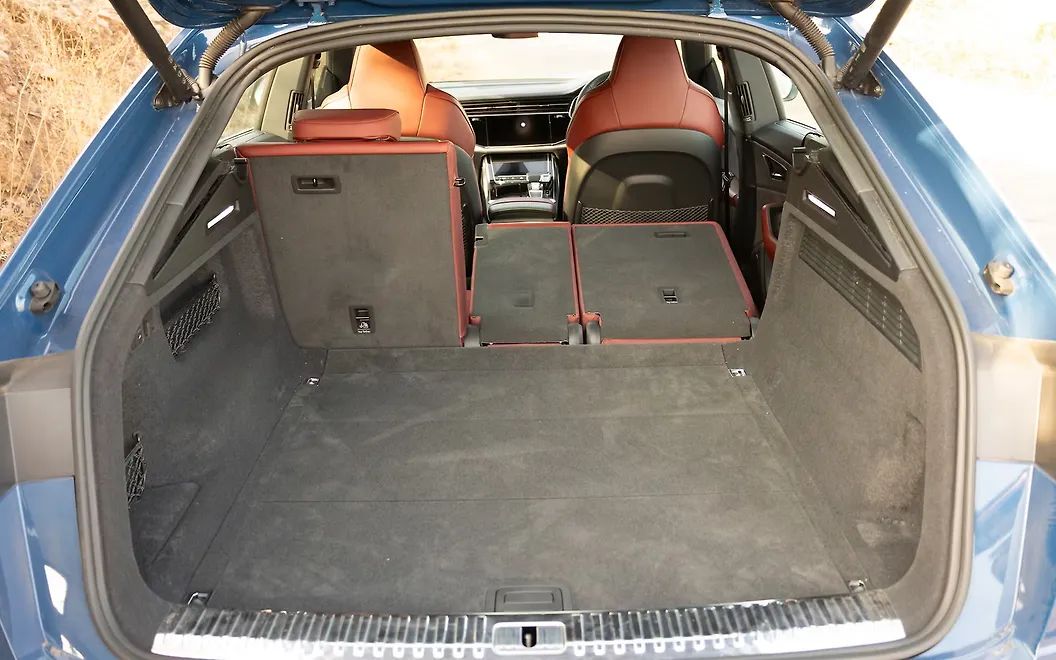 Audi SQ8 Bootspace with Split Seat Folded