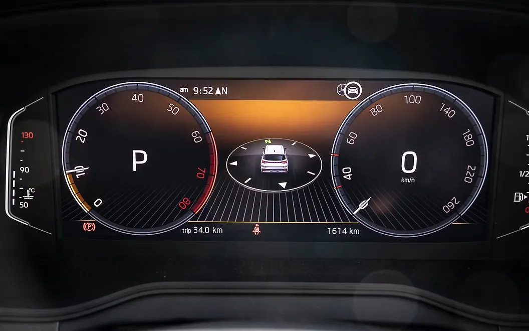 Skoda Kushaq Dashbaord Display