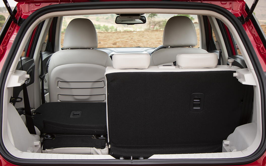 Mahindra XUV300 Bootspace with Split Seat Folded