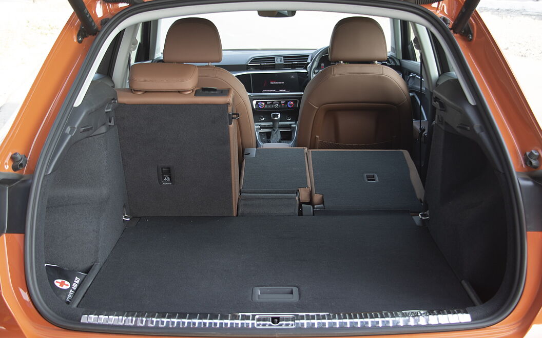 Audi Q3 Bootspace with Split Seat Folded