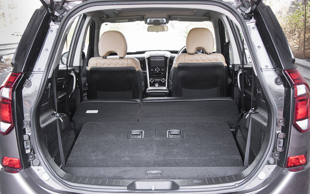 Mahindra XUV500 Bootspace with all Seats Folded