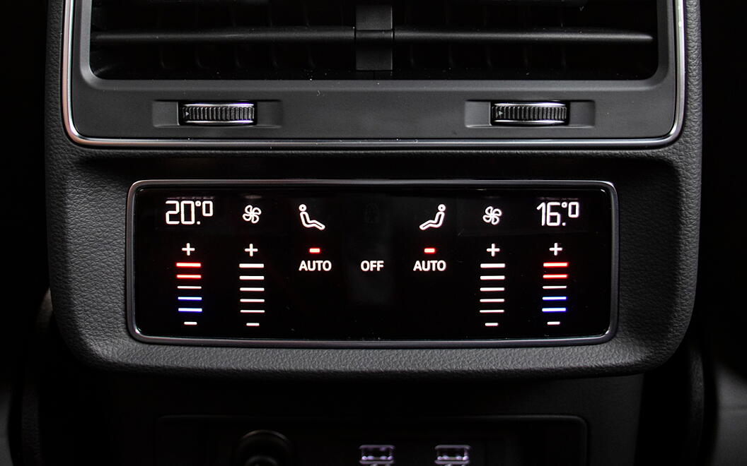 Audi Q8 Rear AC Controls