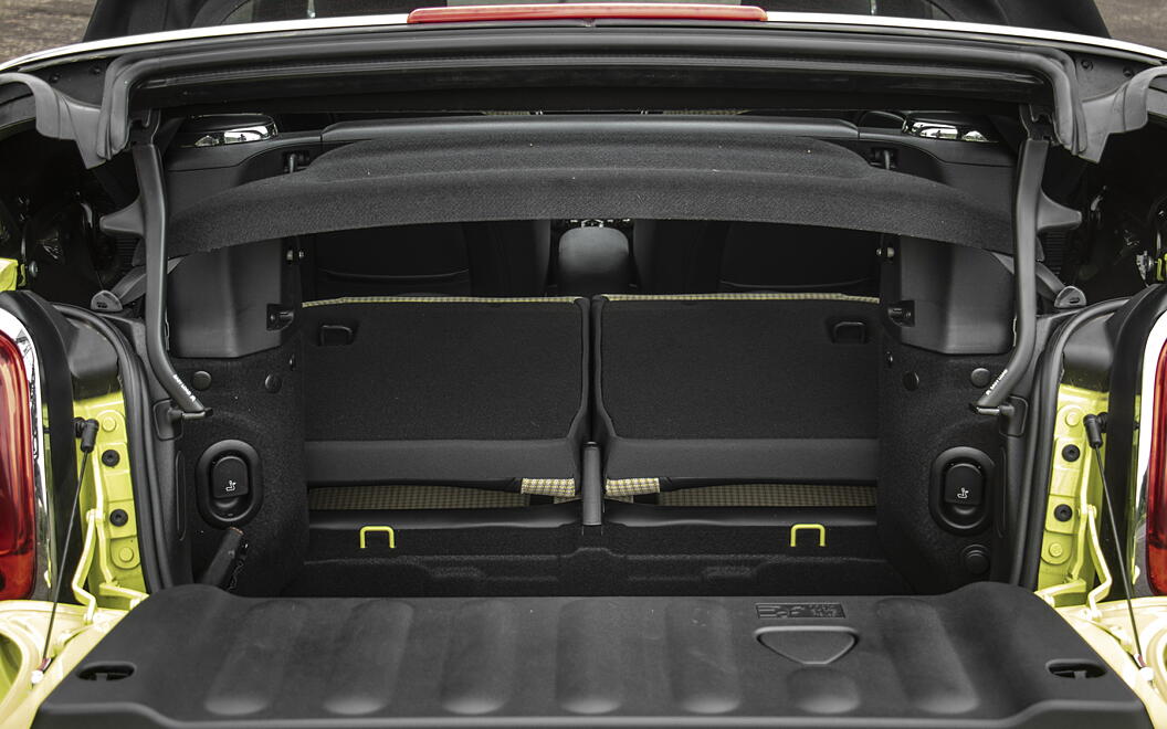 MINI Cooper Convertible Bootspace with Folded Seats