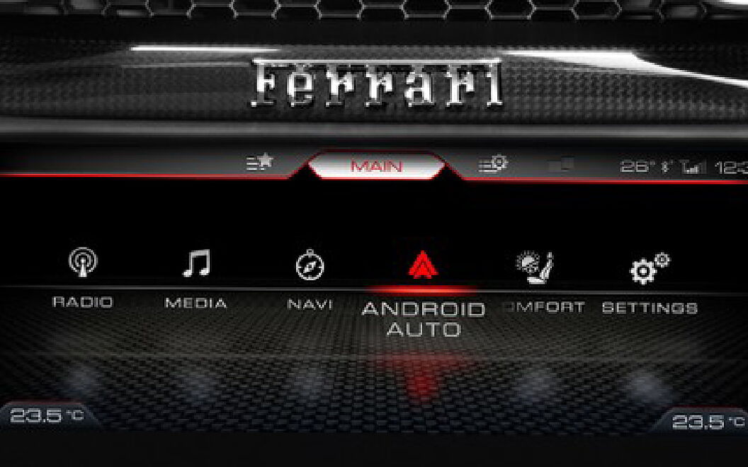 Ferrari Portofino Infotainment Display