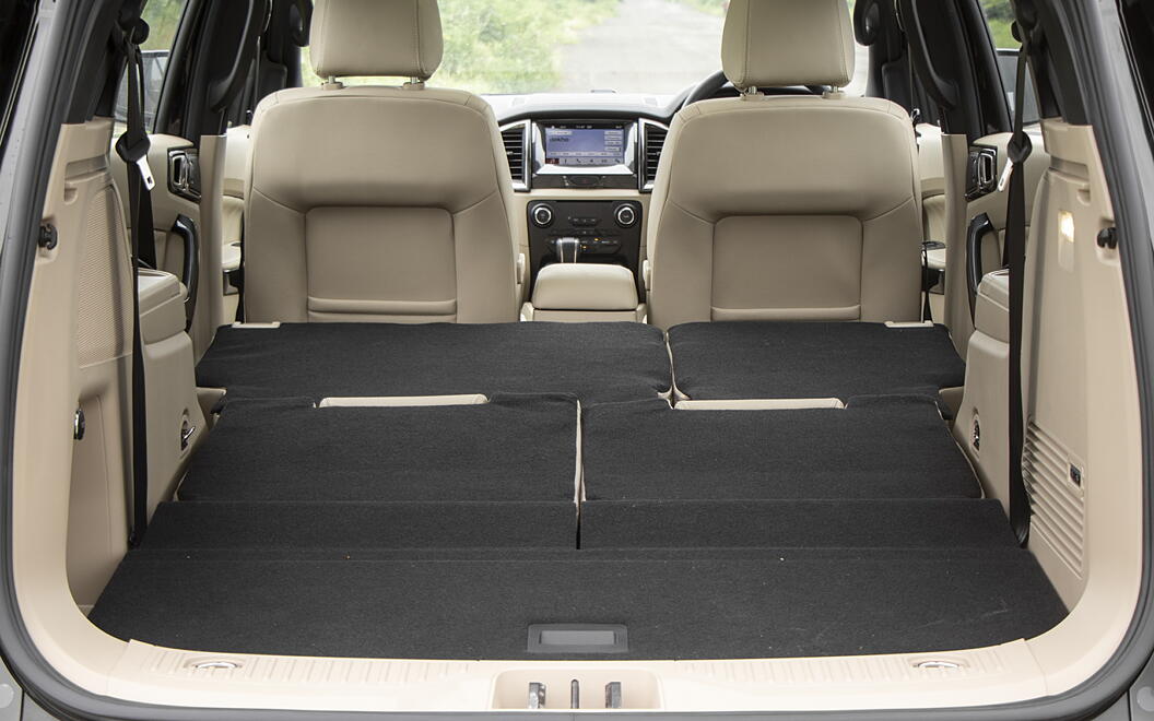 Ford Endeavour Bootspace with all Seats Folded