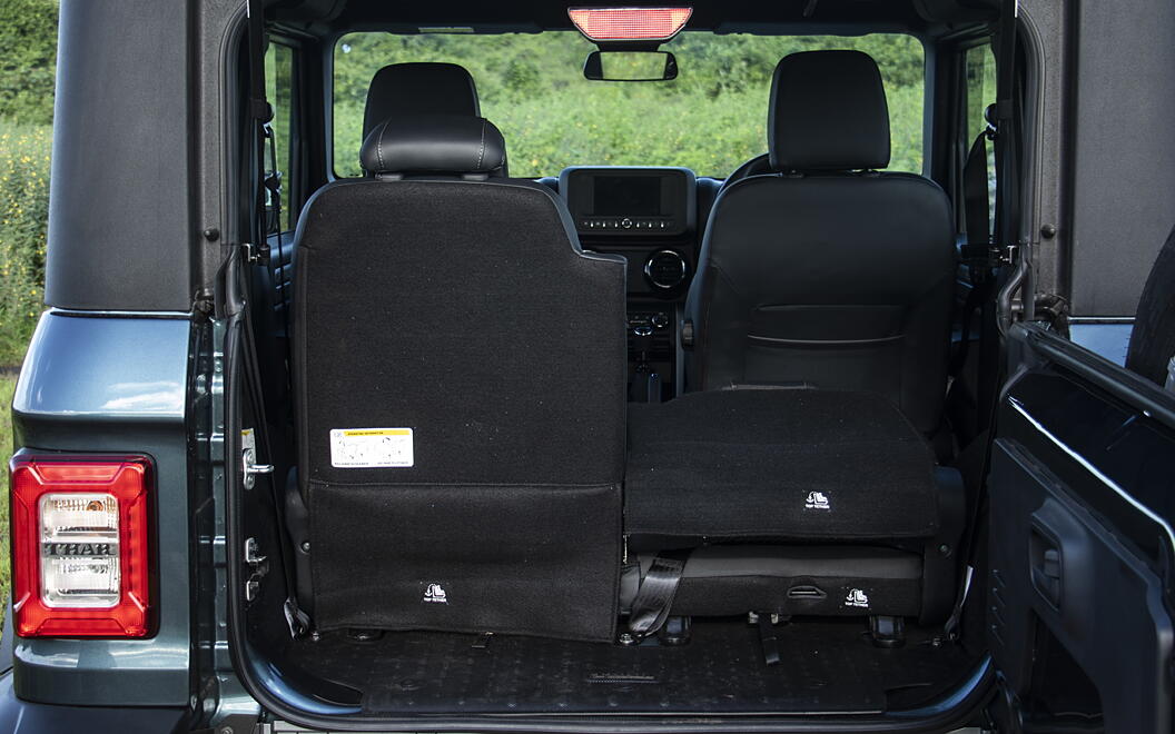 Mahindra Thar Bootspace with Split Seat Folded