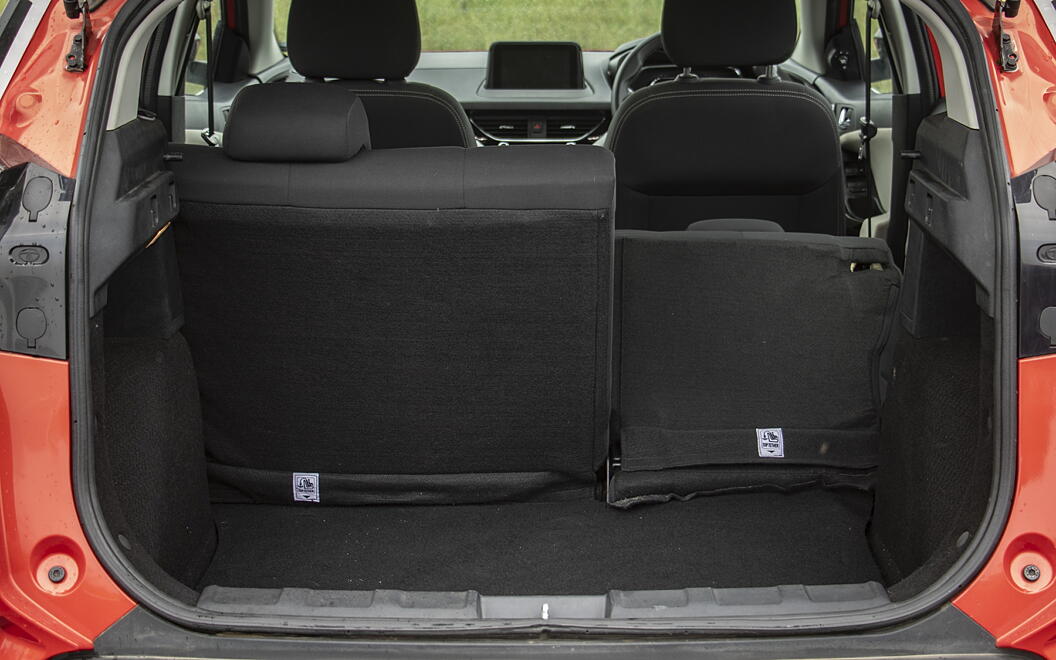Tata Nexon Bootspace with Split Seat Folded